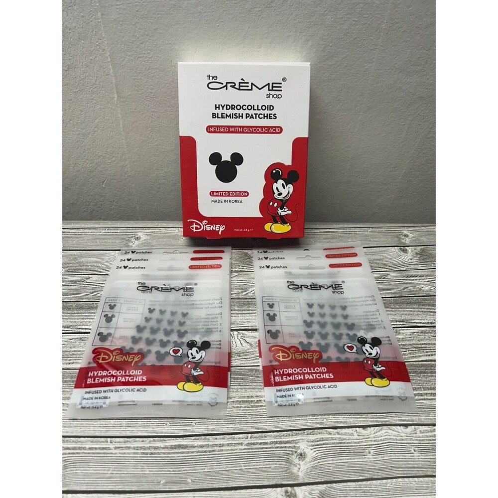 6 Packs Lot, 24 Creme Shop Disney Mickey Mouse Hydrocolloid Blemish Acne Patches